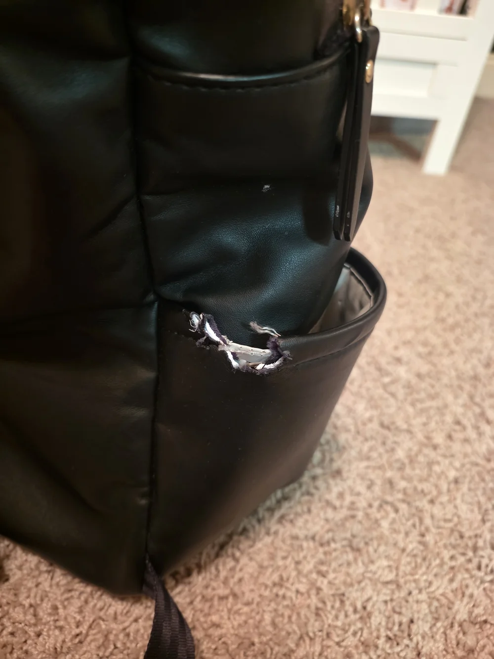 Petunia Pickle Bottom Black Convertible Messenger Diaper Bag